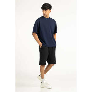 เสื้อยืดผู้ชายสไตล์สตรีทฟิตเนส รุ่นสั่งทำพิเศษ เนื้อผ้าถักระบายอากาศดี เทคนิคการฟอกสีแบบแอซิดวอช ทรงปกติ MN-TS-SS26-019-A - Product Image 4