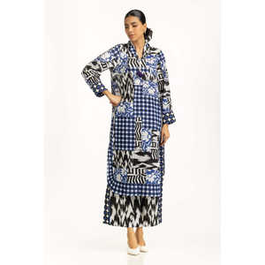 Conjunto Coordinado de 2 Piezas en Chifón Cambric Estampado IPST-55251, Estilo Casual, Top para Primavera/Verano, MOQ 2 Piezas - Product Image 4