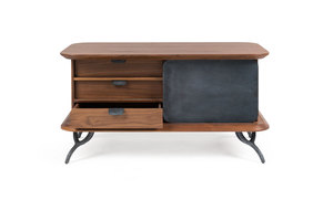 Soporte de TV para sala de estar de granja de madera maciza europea moderna de alta calidad con almacenamiento personalizable y nuevo diseño - Product Image 5