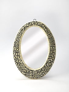 Handmade Modern Ivory Frame Luxury Eco-Friendly <b>Lightweight</b> Durable Wedding <b>Wall</b> <b>Mirror</b> Bone Inlay Design Best Seller Home Decor - Product Image 5