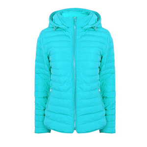 Custom Hooded Puffer <b>Jacket</b> for Men Women Windproof <b>Waterproof</b> Polyester Winter Coat with Custom Logo OEM - Product Image 5