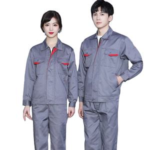 Uniformes de trabajo duraderos al por mayor overoles industriales de nailon y poliéster conjuntos para construcción conserje mecánico - Product Image 1