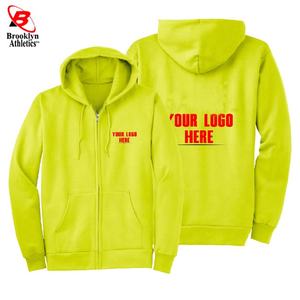 New Winter Workwear Athletic Hooded Fleece Sweatshirt Waterproof and Breathable Safety <b>Work</b> <b>Jumper</b> with Hoodie - Product Image 4