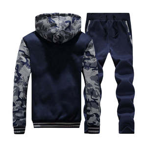 Ropa informal con estilo personalizada para hombre Trajes de chándal Estilo callejero Patrón sólido transpirable para el invierno - Product Image 5