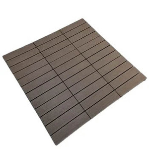 All Weather Resistant Eco-Friendly Modern PU Outdoor <b>Deck</b> Tiles Click Interlocking DIY Tile (Pima) - Product Image 1