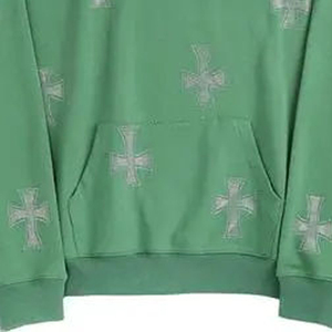 Sweat à capuche personnalisé en coton épais avec strass, logo imprimé soleil, sweat à capuche surdimensionné avec épaules tombantes vintage, sweats à capuche lavés à l'acide pour hommes - Product Image 6