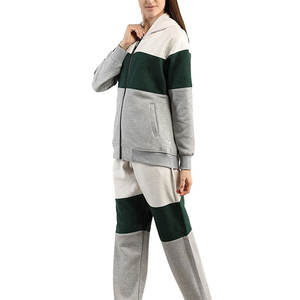 Pakistan Made High Quality Custom Logo <b>Men</b> Vintage Solid Tracksuit 100% Cotton Wholesale Cheap Price <b>Green</b> White Grey - Product Image 3