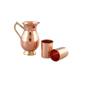 Handmade Vintage Hammered Copper Pitcher 6-6.9in Durable <b>Jug</b> for <b>Drinks</b> Party Use Pure Copper <b>Jug</b> Pitcher On Sale - Product Image 2