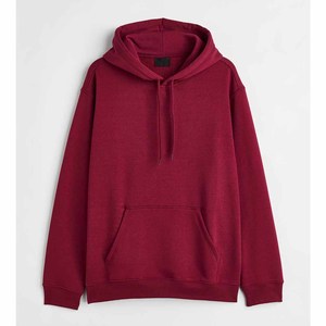 60/40 POLAIRE HOODIE ORGANIC MAROON COULEUR SWEAT SHIRT HOODIES - Product Image 6