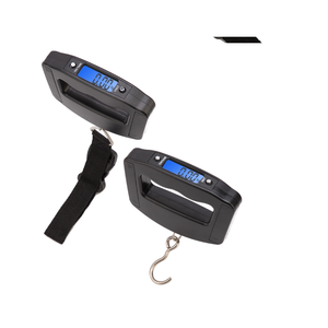 50kg Portable LED Display Digital Luggage <b>Scale</b> Handheld <b>Electronic</b> Weighing Suitcase Travel Suitcase Balance Plastic Battery - Product Image 2
