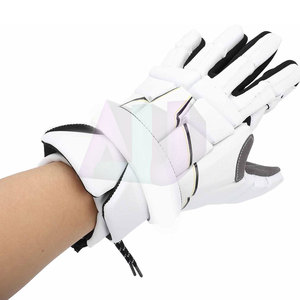 ถุงมือลาครอสหนังคุณภาพสูง ทนทาน สำหรับฝึกซ้อมทีม น้ำหนักเบา พร้อมสายรัดข้อมือปรับได้ ให้ความสบายยาวนาน - Product Image 4