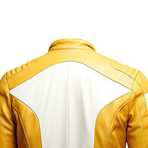 Ventes chaudes Vestes en cuir lourd Logo personnalisé Veste en cuir véritable pour homme Logo personnalisé Vestes en cuir de haute qualité - Product Image 6