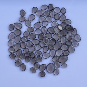 8mm 12mm Quartz fumé naturel tranche à facettes goutte Talpe pierres dernière fabrication de bijoux produit tendance prix de gros véritable - Product Image 3