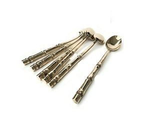 Ensemble de couverts de cuillère en laiton élégant classique Couverts en laiton pour long manche et utilisation pour les restaurants utilisés au meilleur prix - Product Image 1