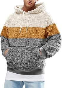 Sweat à capuche en polaire épais et chaud pour hommes, avec doublure en fourrure, mode Sharpa, respirant, grande taille, élégant - Product Image 6