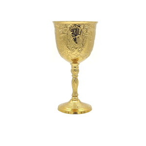 Handmade Solid Brass <b>Goblet</b> | Vintage Royal Decorative Chalice | Elegant Medieval Style Table Decor Cup for Home & Gifting Use - Product Image 2