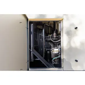 Used 500kW <b>Three</b>-Phase Diesel Industrial Generator Set 277/480V Enclosed Commercial Standby Backup Power - Product Image 4