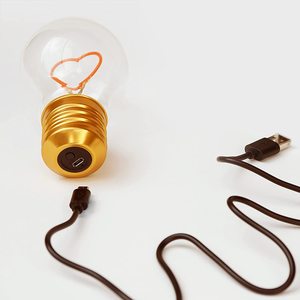 E40 cơ sở A68 Edison Loại tim tình yêu cầu vồng Battery Powered sạc không dây <span class=keywords><strong>USB</strong></span> ánh sáng bóng đèn cho trang trí - Product Image 3