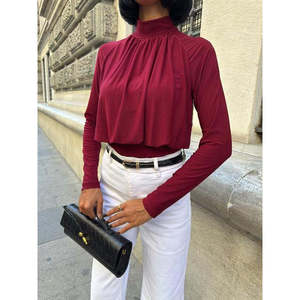 เสื้อเบลาส์คอเต่าผู้หญิง Sandy รุ่น Draped Detail คอลเลคชั่น 3480 - Product Image 5