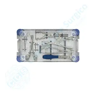 Good Quality New Custom Made Orthopedic Instruments Sets Medical Orthopedic Instrument Broken Screw Removal Set By CCS