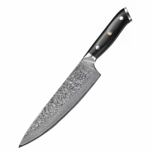 Venta al por mayor personalizado de alta calidad OEM ODM Servicio Profesional de acero de Damasco cuchillo de cocina cuchillo de cocinero cuchillo de acero de Damasco - Product Image 1