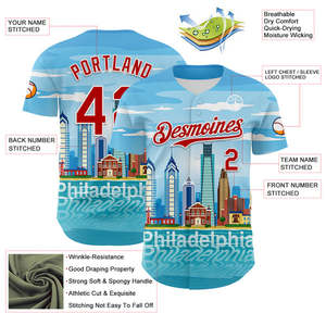 Authentic <b>baseball</b> <b>jersey</b> wholesale <b>bulk</b> supplier breathable moisture resistant quick dry durable lightweight comfort for sports - Product Image 6
