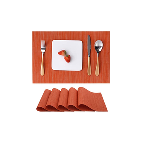 Diseño de cuero piedra comedor manteles de cuero forma cuadrada redonda personalizada de cuero al mejor precio venta caliente - Product Image 5