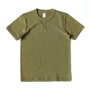 Hommes été mode Style poids lourd coton O cou à manches courtes t-shirts hommes décontracté plaine t-shirts - Product Image 2