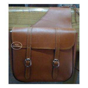 Best quality Horse Riding leather Saddle <b>bag</b> with <b>hand</b> tooling design wholesale price - Product Image 5