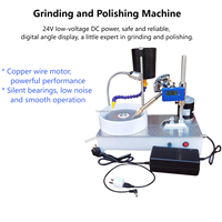 Machine à facetter et à polir les bijoux Boasta Mini avec pièce à main standard ou numérique en option pour le travail de découpe de pierres précieuses et de lapidaire