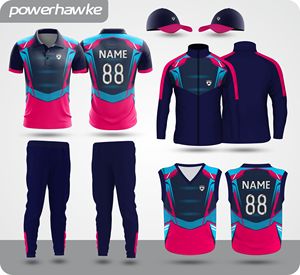 Best Quality Polyester <b>Fabric</b> Full Set Cricket Uniform with Customized Printed Design Team Name Logo Size Color for Adult Boys - Product Image 1