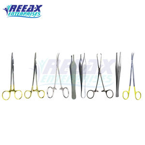 2023 meilleure qualité OEM Service en acier inoxydable ensemble d'instruments de chirurgie plastique bonne base Instruments chirurgicaux REEAX ENTREPRISES - Product Image 2