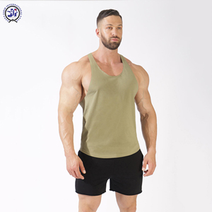 Débardeur de sport décontracté pour hommes 2024 en gros, OEM, respirant, tricoté, coupe ample, sans manches, vêtements de boxe personnalisés - Product Image 2