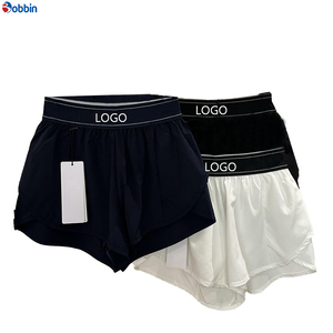Pantalones Cortos Deportivos para Correr al Aire Libre, Calidad Premium, Color Sólido, Cintura Media Deportiva, Cintura Elástica, Poliéster Transpirable, Forro Polar - Product Image 1