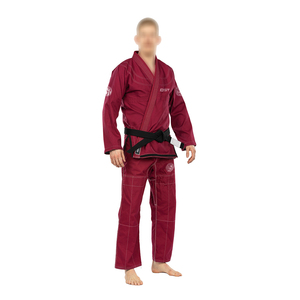 Traje de Jiu Jitsu Brasileño Personalizado, Kimono de BJJ de Tela de Algodón con Cinturón, Logotipo Personalizado, QST INTERNATIONAL BJJ-3022 - Product Image 3