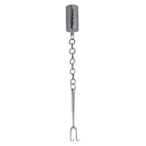 Retractor de rinoplastia Gruber con peso y cadena Retractor nasal quirúrgico con ganchos dobles Instrumento de acero inoxidable - Product Image 4