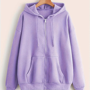 Custom Women Winter Knitted Hooded <b>Hoodies</b>-High Quality 100% Cotton Front Logo Stylish Top Sale - Product Image 1