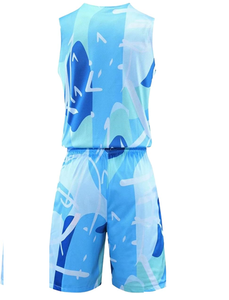 Maillot de basket-ball avec short de sport, uniformes d'entraînement sportif pour hommes - Product Image 6