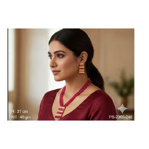 Dernier cri de mode et ensemble de boucles d'oreilles pour femmes Collection de bijoux de fête élégants disponibles à bas prix - Product Image 3