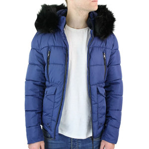 Dernière conception veste matelassée d'hiver pour hommes avec logo personnalisé arrivée de gros coupe-vent léger avec tissu en toile au design de bulles - Product Image 1