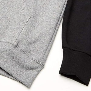 Sudadera con Capucha Corta de Invierno, Gruesa, con Bolsillo Canguro, Personalizada, de Algodón, con Estampado, Diseño Sólido, Manga Reglan - Product Image 4