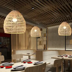 Handmade Natural Rattan <b>Lampshade</b> Manufacturer Eco Friendly Pendant Light Cover Gift Ready Sustainable from Vietnam - Product Image 2