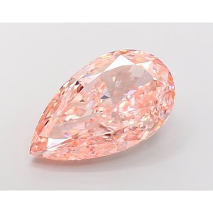 Diamante Cultivado en Laboratorio, Color Rosa Intenso, Corte Pera, 16.03ct, VVS2 - Product Image 1
