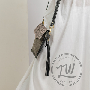 Leatherwalla Handcrafted Genuine Leather Real Hair On Leather Women's <b>Wallets</b> Vintage Style Trending - Product Image 3