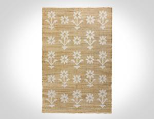 Customized Modern Floral Jute <b>Runner</b> Rug Best Quality Braided Carpet for Home Decor Bedroom Area Decorative Sets Washable - Product Image 1