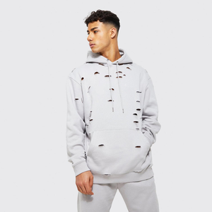 Sudadera Informal de Calle con Bolsillo Canguro, Tejido Transpirable de Mezcla de Algodón, para Comodidad Diaria, Colores y Tallas Personalizables - Product Image 6