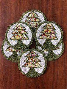 Juego de posavasos de madera de nogal hechos a mano de alta calidad, accesorios de cocina de corcho con caja de regalo de madera Natural, alfombrillas y almohadillas - Product Image 3