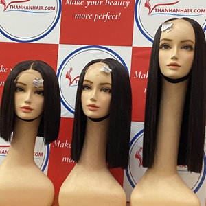Extensiones de cabello virgen crudo vietnamita Viet Nam Peluca de cabello humano de lujo peluca con cierre de encaje - Product Image 2