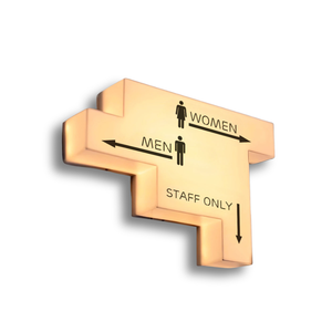 Signalétique intérieure en acrylique mica imprimé UV de qualité supérieure pour bureaux, hôtels et espaces commerciaux – Usine d'impression UV au Vietnam - Product Image 3