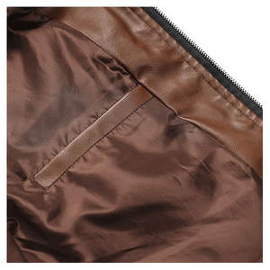 แจ็กเก็ตหนังแท้สำหรับผู้ชายเสื้อแจ็คเก็ตหนังแท้ดีไซน์แบบใส่ได้ทั้งชายและหญิงสินค้ามา2025 - Product Image 6